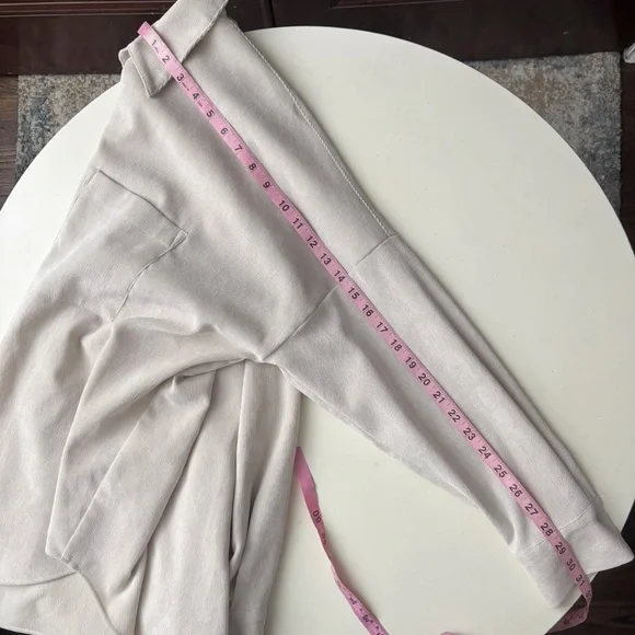 ZARA Women’s Oversized Corduroy Button Down Shirt Size XL Cream NWOT - Picture 6 of 7